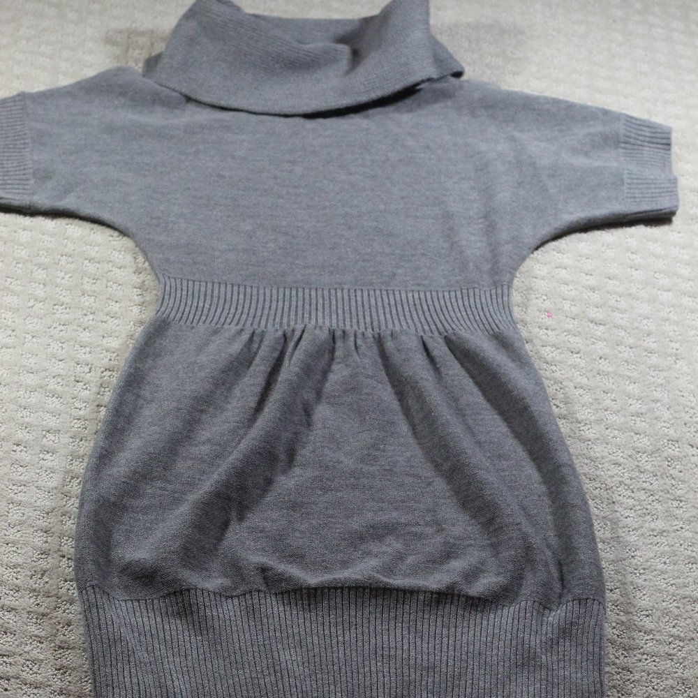 Loft Size Small Grey Sweater Dress - LIKE NEW